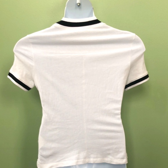 Alexander Wang White Cotton Tshirt Sz S - Picture 3 of 10